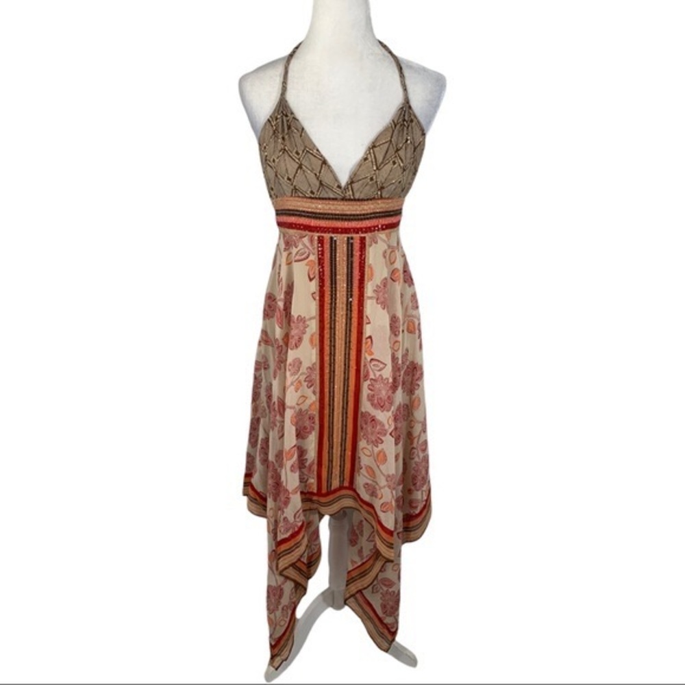ISO!!!!! BCBG 2006 handkerchief hem halter dress